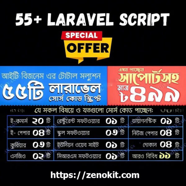 55+ Laravel Script Collection for IT Businesses