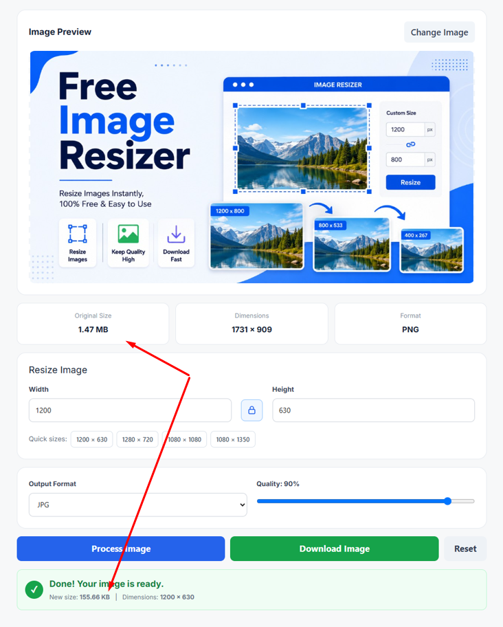 Free Image Resizer