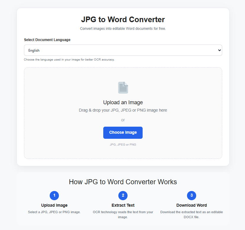 JPG to Word